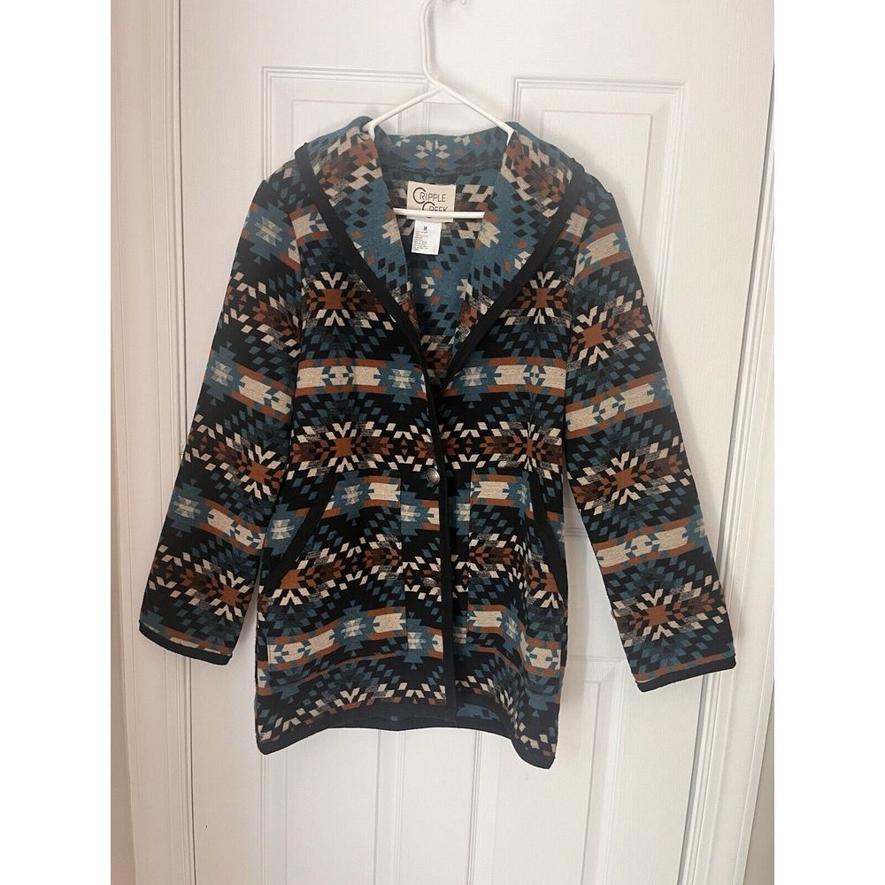 CRIPPLE CREEK NAVAJO BLANKET COAT‎ Size Medium